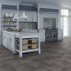 Клеевая ПВХ плитка ArtVinyl LOUNGE CONCRETE LOUT-CONC-457х457